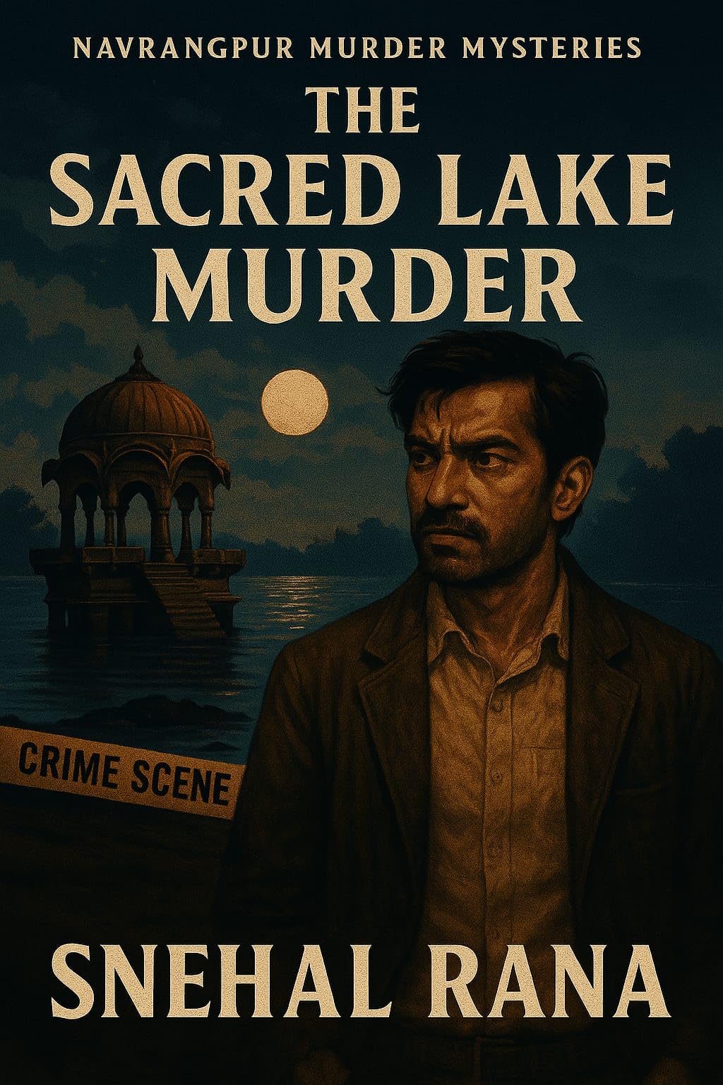 Book cover of The Sacred Lake Murder by Snehal Rana — Navrangpur Murder Mysteries Book 1